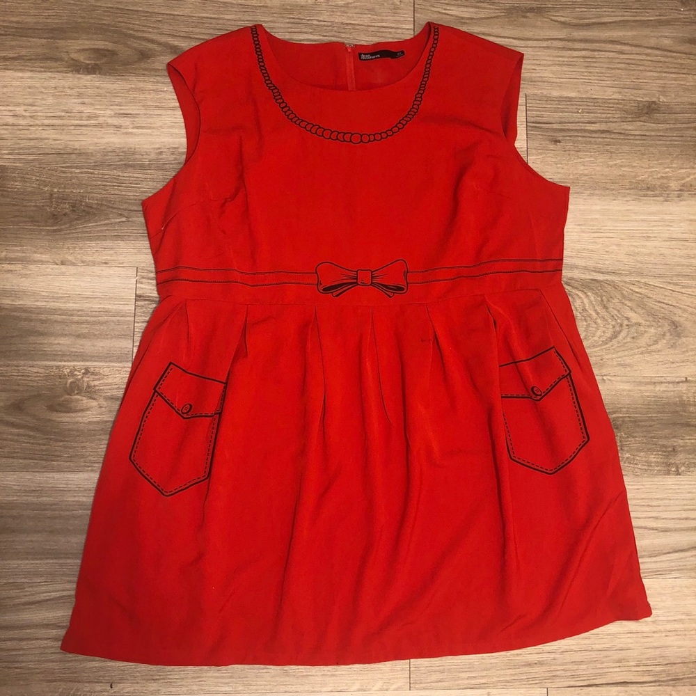Dear Creatures Red Dress Size 4XL